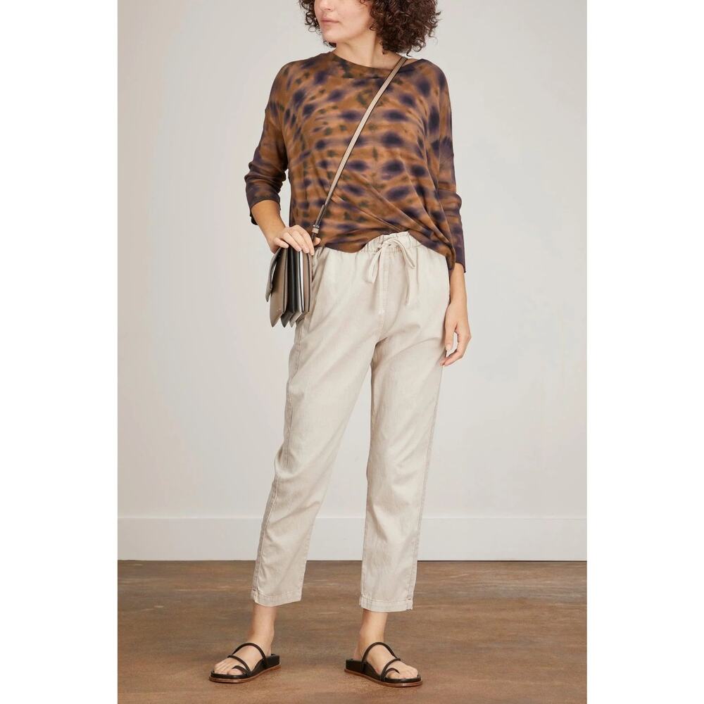 Xírena XS Rex Pant Sandstone are a loose fitting trouser Drawstring cropped 26"